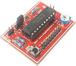 ADC 0804 Sensor Interfacing Circuit 