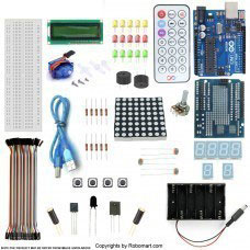 Arduino uno r3 servo motor starter kit with basic arduino projects
