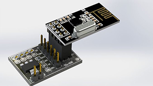 NRF24L01 Power adapter Free 3D model