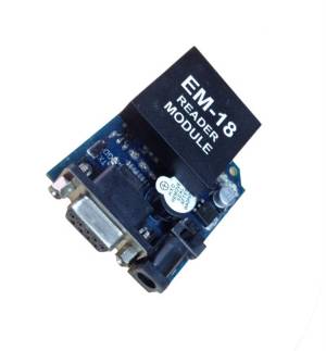 EM-18 RFID Card Reader Module 125 KHz with Serial Output 
 
