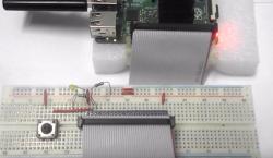Interface a button to Raspberry Pi