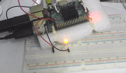 
LED Blinking with Raspberry Pi and Python Program