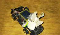 Solar Car with auto rechargeable battery